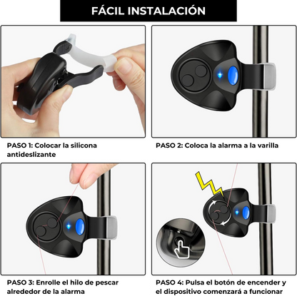 1+1 GRATIS | Alarma LED de Picadura de Pez